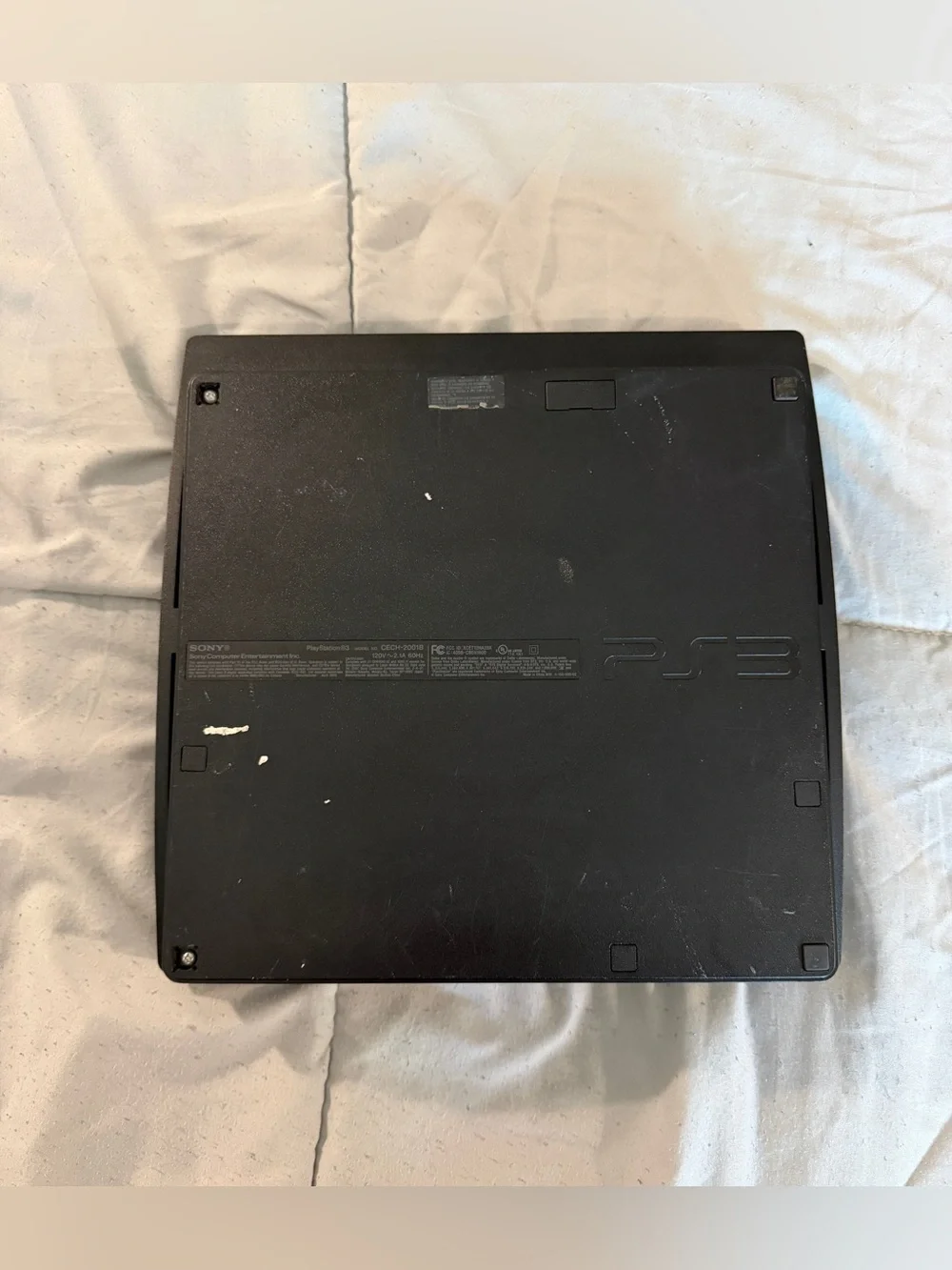 Sony PlayStation 3 PS3 Slim Console Only CECH-2001B Parts Or Repair